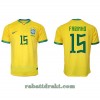 Brasil Fabinho 15 Hjemme VM 2022 - Herre Fotballdrakt